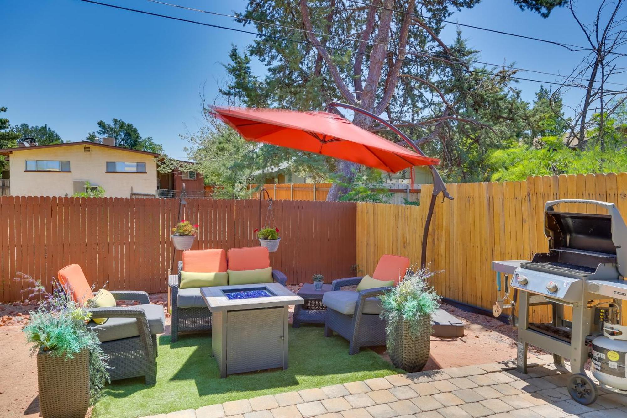 Red Rock Retreat With Patio 3 Mi To Downtown Sedona Villa Luaran gambar
